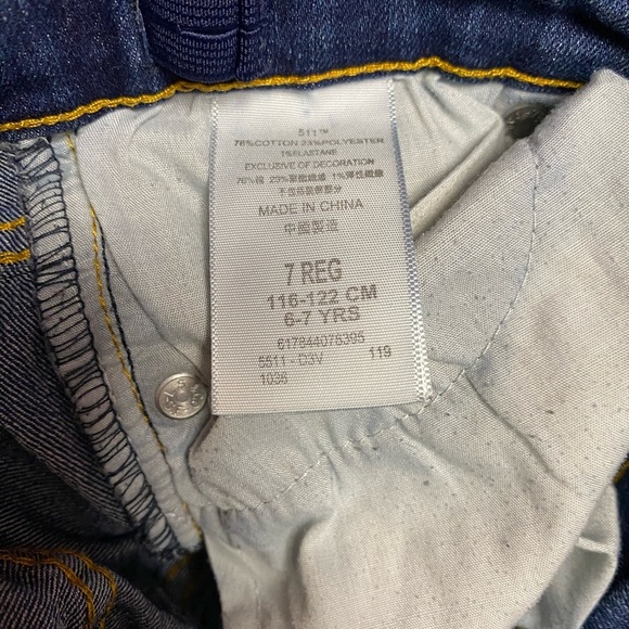 Bundle of 2 Levi’s boys distressed jeans size 7 - Picture 9 of 9